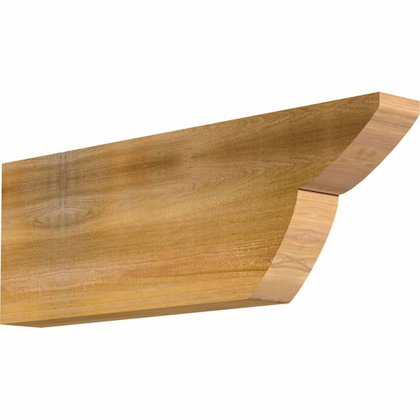 Ekena Millwork Crestline Rough Sawn Rafter Tail, Western Red Cedar, 4"W x 12"H x 36"L RFT04X12X36CRE00RWR - main